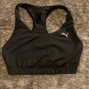 Black Puma Sports Bra